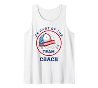 Sé Parte del Equipo Entrenador de diseño de béisbol Edición 2026 Camiseta sin Mangas