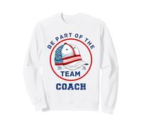 Sé Parte del Equipo Entrenador de diseño de béisbol Edición 2026 Sudadera