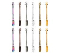 Se Pueden Usar 12 Piezas De Mini Cucharas, Herramientas De Cocina, Cucharas Portátiles, Cuchara De Metal Retro Para Sal, Medicina, Especias.