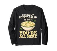 Sé Que mi Ensalada de Papas es la razón por la Que estás aquí Manga Larga