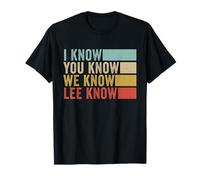 Sé Que Sabes Que Sabemos Que Lee Know Funny Worplay Camiseta