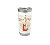 Sé que solo es Rock'N'Roll pero me gusta, música rock Vaso térmico de acero inoxidable de doble pared