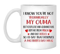 Sé Que Técnicamente No Eres Mi Ouma Taza De Café Con Asa Tazas De Desayuno Chic Taza Para Cappuccino Escuela Hogar Leche 330Ml