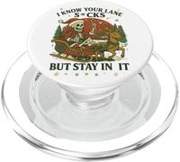 Sé Que tu Carril apesta quedarte en Ella Navidad PopSockets PopGrip para MagSafe