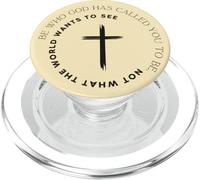 Sé quien Dios te ha Llamado a ser con fe PopSockets PopGrip para MagSafe