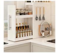 Se Rack - Estante extraíble de metal con Der para tarros Se, condimentos, salsa de sal y vinagre, para un fácil acceso