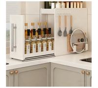 Se Rack nizerPullOut Sto Estante para tarros Se condimentos, salsas de sal y vinagre, metal para cocina para un acabado eficiente