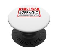 Se Renta Borracho Mexican Badass Slang Words Mexico Chicano PopSockets PopGrip Adhesivo