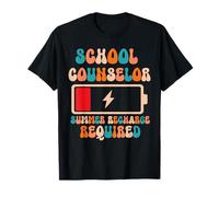 Se requiere recarga de verano para consejero escolar Último día de clases Camiseta