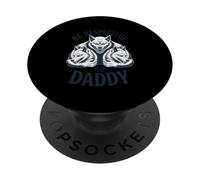Sé Respetuoso con papá Gracioso Dicho Hombre Lobo PopSockets PopGrip Adhesivo