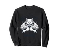Sé Respetuoso con papá Gracioso Dicho Hombre Lobo Sudadera