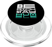 Sé rico, mantente humilde: una declaración para mentes impulsadas por un propósito PopSockets PopGrip para MagSafe
