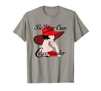 SÉ Siempre TU Propia Animadora Motivacional con Texto Negro Camiseta