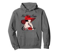 SÉ Siempre TU Propia Animadora Motivacional con Texto Negro Sudadera con Capucha