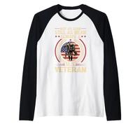 Sé Siempre Veterano de los Estados Unidos Bandera Estadounidense Día de los Veteranos Patriótico Camiseta Manga Raglan