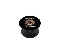 Sé Siempre Veterano de los Estados Unidos Bandera Estadounidense Día de los Veteranos Patriótico PopSockets PopGrip Adhesivo