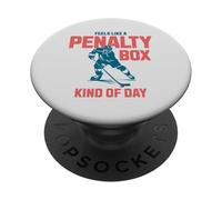 Se Siente como una Caja de penaltis Tipo de día Hockey Divertido PopSockets PopGrip Adhesivo