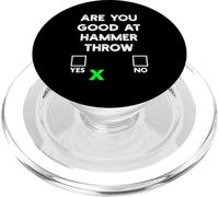 ¿Se te da Bien lanzar martillos sí o no? - Funny Hammer Throw PopSockets PopGrip para MagSafe
