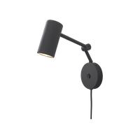 It's about RoMi Montreux, lámpara de pared, negro , Venta de almacén, nuevo, embalaje original