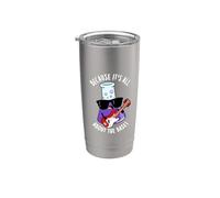 Se trata de un juego de palabras de química divertido Vaso térmico de acero inoxidable de doble pared