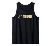 Sé tú mismo Motivacional Inspirador Camiseta sin Mangas