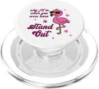 Sé tú Mismo: por qué Encajar Cuando estabas empoderando a Flamingo PopSockets PopGrip para MagSafe