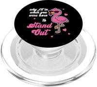 Sé tú Mismo: por qué Encajar Cuando estabas empoderando a Flamingo PopSockets PopGrip para MagSafe