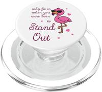 Sé tú Mismo: por qué Encajar Cuando estabas empoderando a Flamingo PopSockets PopGrip para MagSafe