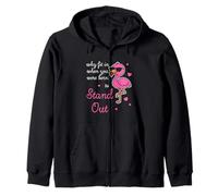 Sé tú Mismo: por qué Encajar Cuando estabas empoderando a Flamingo Sudadera con Capucha