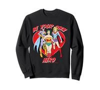 Sé tu Propia heroína Wonder Woman Supergirl Batgirl Unite Sudadera