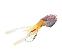 Se?uelo Artificial Suave de la Pesca, Pulpo Ultravioleta Luminoso 3D Ojos Accesorio Realista del se?uelo del Calamar Cebo Accesorio de Aparejos de Pesca