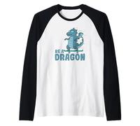 Sé un Dragón Camiseta Manga Raglan