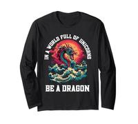 Sé un dragón en un Mundo Lleno de Unicornios mítico Manga Larga