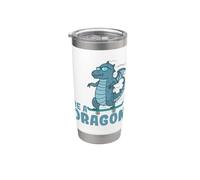 Sé un Dragón Vaso térmico de acero inoxidable de doble pared