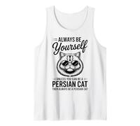 Sé un Gato Persa Gato Persa Divertido Camiseta sin Mangas