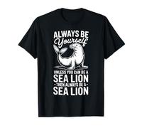 Sé un león Marino Divertido león Marino Camiseta