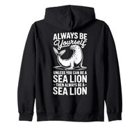 Sé un león Marino Divertido león Marino Sudadera con Capucha