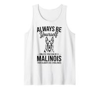 Sé un Malinois Divertido Belga Malinois Camiseta sin Mangas