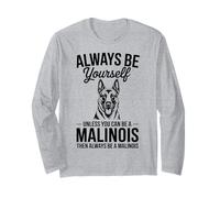 Sé un Malinois Divertido Belga Malinois Manga Larga