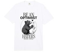 Sé un optimista Que Odia eso (Declaración Positiva Divertida) Comfort Colors Adult Heavyweight T-Shirt