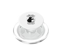 Sé un optimista Que Odia eso (Declaración Positiva Divertida) PopSockets PopGrip para MagSafe
