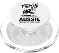 Sé un Pastor Australiano Divertido Australiano PopSockets PopGrip para MagSafe