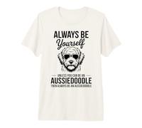 Sé un Perro Australiano Divertido Aussiedoodle Camiseta Premium