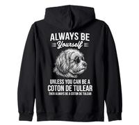 Sé un Perro Coton de Tulear Funny Coton de Tulear Sudadera con Capucha