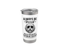 Sé un perro Coton de Tulear Funny Coton de Tulear Vaso térmico de acero inoxidable de doble pared