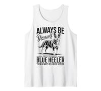 Sé un Perro Ganadero Australiano Divertido de Blue Heeler Camiseta sin Mangas