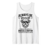 Sé un Perro Grifón de Bruselas Divertido Grifón de Bruselas Camiseta sin Mangas