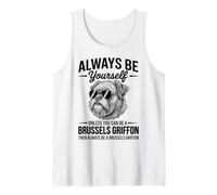 Sé un Perro Grifón de Bruselas Divertido Grifón de Bruselas Camiseta sin Mangas