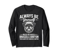 Sé un Perro Grifón de Bruselas Divertido Grifón de Bruselas Manga Larga