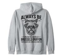 Sé un Perro Grifón de Bruselas Divertido Grifón de Bruselas Sudadera con Capucha